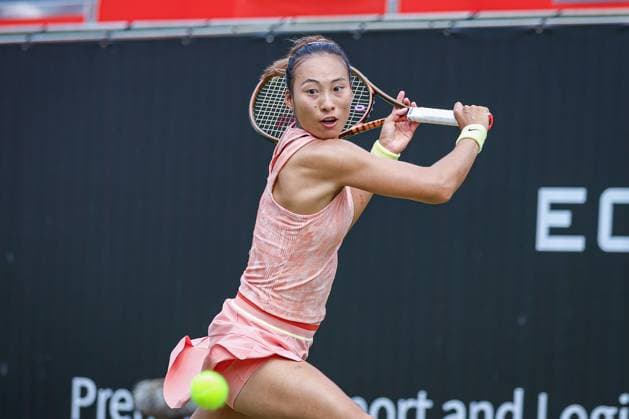 Qinwen Zheng (CHN), ecotrans Ladies Open 2024, Berlin, LTTC Rot-Weiß , 18.06.2024, Copyright: xClaudioxGärtnerx
