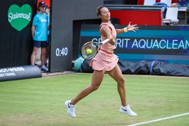 Qinwen Zheng (CHN), ecotrans Ladies Open 2024, Berlin, LTTC Rot-Weiß , 18.06.2024, Copyright: xClaudioxGärtnerx