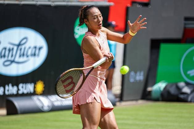 Qinwen Zheng (CHN), ecotrans Ladies Open 2024, Berlin, LTTC Rot-Weiß , 18.06.2024, Copyright: xClaudioxGärtnerx