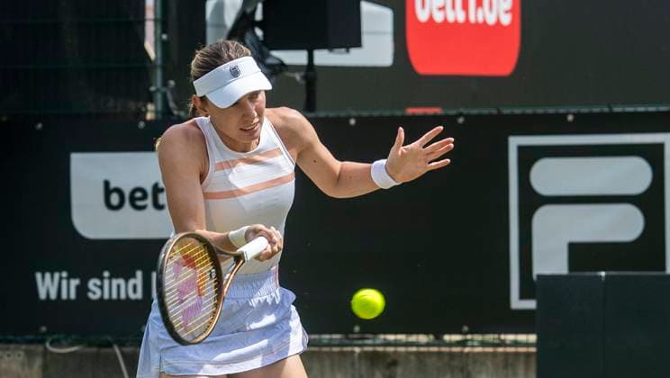18.06.2024, WTA, Tennis Damen 500, Tennis, Damen, ecotrans Ladies Open 2024, Berlin, Einzel, 1. Runde, Beatriz Haddad Maia (Brasilien) - Ekaterina Alexandrova (Russland) Ekaterina Alexandrova (Russland) Berlin Steffi-Graf-Stadion Berlin Deutschland