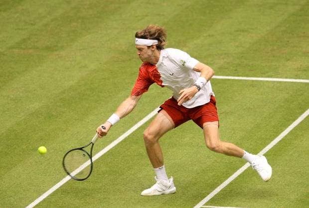 photo : Andrey RUBLEV (RUS) Tennis-Turnier Terra Wortmann Cup im Gerry Weber Sportpark (OWL-Arena) in Halle Westfalen Di. 18.06.2024