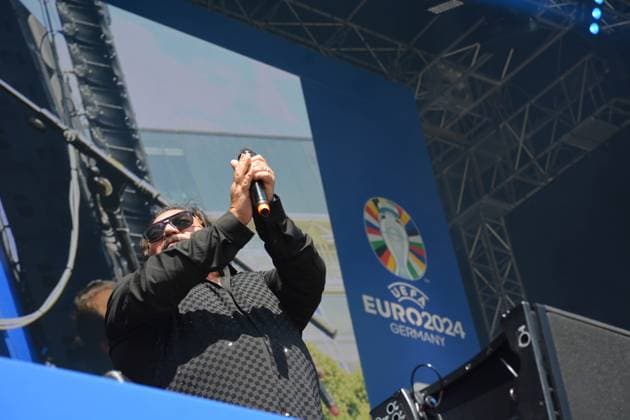 Manolo at Fan fest Leipzig during UEFA EURO, EM, Europameisterschaft,Fussball 2024 - Portugal vs Czech Republic, UEFA European Football Championship in Leipzig, Germany, June 18 2024  Copyright: xPasqualexGolia IPAxSportx xipa-ax xx IPA_47244423 IPA_Agency_IPA47244423