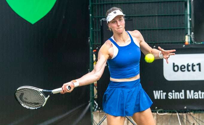 18.06.2024, WTA, Tennis Damen 500, Tennis, Damen, ecotrans Ladies Open 2024, Berlin, Einzel, 1. Runde, Veronika Kudermetova (Russland) - Liudmila Samsonova (Russland) Liudmila Samsonova (Russland) Berlin Steffi-Graf-Stadion Berlin Deutschland