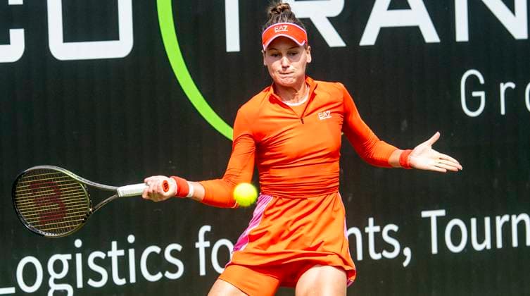 18.06.2024, WTA, Tennis Damen 500, Tennis, Damen, ecotrans Ladies Open 2024, Berlin, Einzel, 1. Runde, Veronika Kudermetova (Russland) - Liudmila Samsonova (Russland) Veronika Kudermetova (Russland) Berlin Steffi-Graf-Stadion Berlin Deutschland