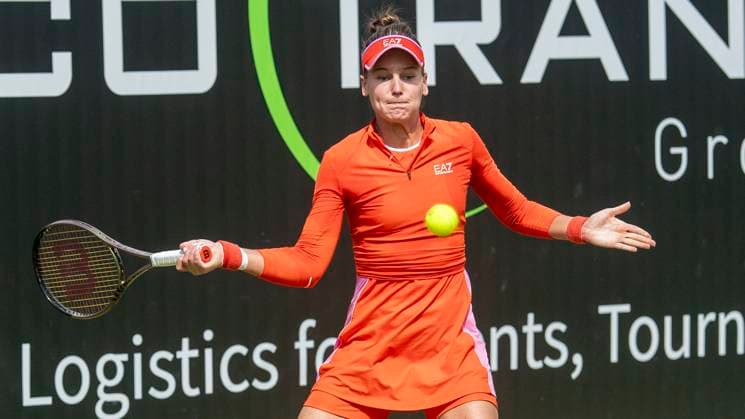 18.06.2024, WTA, Tennis Damen 500, Tennis, Damen, ecotrans Ladies Open 2024, Berlin, Einzel, 1. Runde, Veronika Kudermetova (Russland) - Liudmila Samsonova (Russland) Veronika Kudermetova (Russland) Berlin Steffi-Graf-Stadion Berlin Deutschland