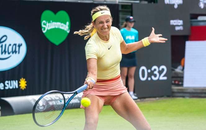 18.06.2024, WTA, Tennis Damen 500, Tennis, Damen, ecotrans Ladies Open 2024, Berlin, Einzel, 1. Runde, Victoria Azarenka (Weißrussland) - Maria Sakkari (Griechenland) Victoria Azarenka (Weißrussland) Berlin Steffi-Graf-Stadion Berlin Deutschland