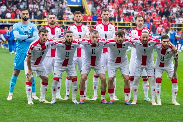UEFA EURO, EM, Europameisterschaft,Fussball 2024: Türkei - Georgien; 18.06.2024 Mannschaftsfoto Georgien. UEFA EURO 2024: Türkei - Georgien; Stadion Dortmund, Dortmund am 18.06.2024 Copyright: xBEAUTIFULxSPORTS Meuselx