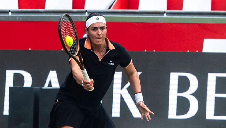 18.06.2024, WTA, Tennis Damen 500, Tennis, Damen, ecotrans Ladies Open 2024, Berlin, Einzel, 1. Runde, Xinyu Wang (China) - Ons Jabeur (Tunesien) Ons Jabeur (Tunesien) Berlin Steffi-Graf-Stadion Berlin Deutschland