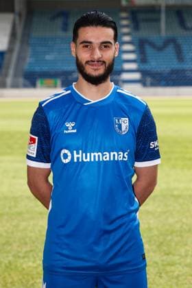 Mohammed El Hankouri (1. FC Magdeburg,11) - 2. Fußball Bundesliga Saison 2024-2025 Fototermin 1. FC Magdeburg mit Neuzugänge und Mannschaft im neuen Heimtrikot in der AVNET Arena in Magdeburg - Fußball,Mann,Männer,Deutschland,18.06.2024
