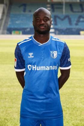 Amara Conde (1. FC Magdeburg,29) - 2. Fußball Bundesliga Saison 2024-2025 Fototermin 1. FC Magdeburg mit Neuzugänge und Mannschaft im neuen Heimtrikot in der AVNET Arena in Magdeburg - Fußball,Mann,Männer,Deutschland,18.06.2024