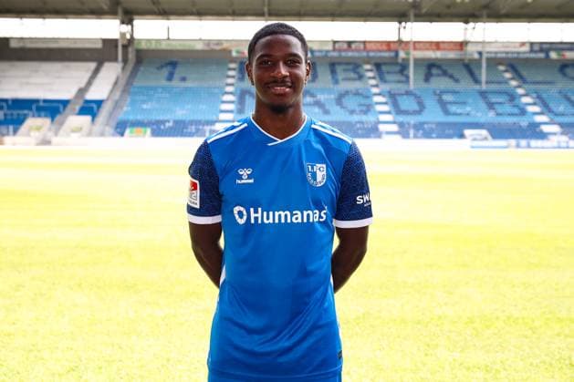 Bryan Teixeira (1. FC Magdeburg,8) - 2. Fußball Bundesliga Saison 2024-2025 Fototermin 1. FC Magdeburg mit Neuzugänge und Mannschaft im neuen Heimtrikot in der AVNET Arena in Magdeburg - Fußball,Mann,Männer,Deutschland,18.06.2024