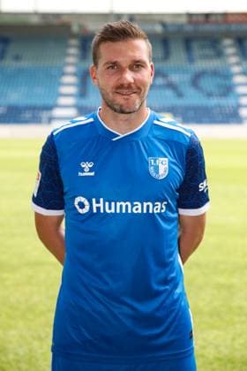 Robert Leipertz (1. FC Magdeburg,31) - 2. Fußball Bundesliga Saison 2024-2025 Fototermin 1. FC Magdeburg mit Neuzugänge und Mannschaft im neuen Heimtrikot in der AVNET Arena in Magdeburg - Fußball,Mann,Männer,Deutschland,18.06.2024