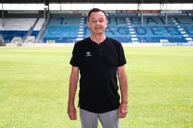 Geschäftsführer Otmar Schork (1. FC Magdeburg) - 2. Fußball Bundesliga Saison 2024-2025 Fototermin 1. FC Magdeburg mit Neuzugänge und Mannschaft im neuen Heimtrikot in der AVNET Arena in Magdeburg - Fußball,Mann,Männer,Deutschland,18.06.2024