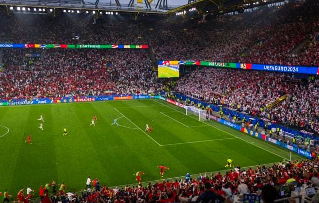 Dortmund, Germany. 18th Jun 2024. Kerem Akturkoglu (TUR) scores the goal for 3:1 Turkey - Georgia Türkei - Georgien 15.06.2024