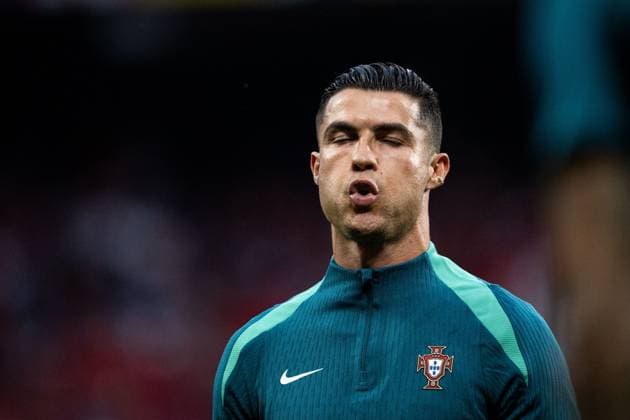 Sport Themen der Woche KW25 240618 Cristiano Ronaldo of Portugal ahead of the UEFA EURO, EM, Europameisterschaft,Fussball 2024 Football Championship match between Portugal and Czech Republic on June 18, 2024 in Leipzig. Photo: Mathias Bergeld BILDBYRAN kod MB MB0938 fotboll football soccer fotball fotbolls-em europamästerskap em uefa euro uefa european football championship euro 2024 portugal tjeckien czech republic bbeng *** 240618 Cristiano Ronaldo of Portugal ahead of the UEFA Euro 2024 Football Championship match between Portugal and Czech Republic on June 18, 2024 in Leipzig Photo Mathias Bergeld BILDBYRAN kod MB MB0938 fotboll football soccer fotballs em europamästerskap em uefa euro uefa european football championship euro 2024 portugal czech republic bbeng  Copyright: MATHIASxBERGELD BB240618MB040