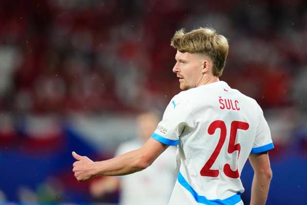 Portugal v Czechia: Group F - UEFA EURO, EM, Europameisterschaft,Fussball 2024 Pavel Sulc attacking midfield of Czech Republic and FC Viktoria Plzen reacts during the UEFA EURO 2024 group stage match between Portugal and Czechia at Football Stadium Leipzig on June 18, 2024 in Leipzig, Germany. Leipzig Germany  Copyright: xJosexBretonx originalFilename:breton-portugal240618_np9EB.jpg