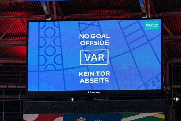 UEFA EURO 2024: Portugal - Tschechien; 18.06.2024 VAR - Kein Tor Abseits UEFA EURO 2024: Portugal - Tschechien; Leipzig Stadium, Leipzig am 18.06.2024 Copyright: xBEAUTIFULxSPORTS Wunderlx