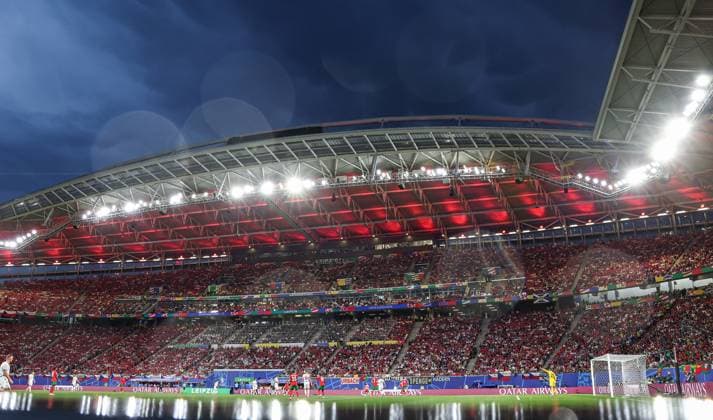 (240619) -- LEIPZIG, June 19, 2024 -- This photo taken on June 18, 2024 shows a general view of the UEFA EURO, EM, Europameisterschaft,Fussball 2024 Group F match between Portugal and the Czech Republic in Leipzig, Germany. ) (SP)GERMANY-LEIPZIG-FOOTBALL-EURO2024-PORTUGAL VS THE CZECH REPUBLIC BaixXuefei 