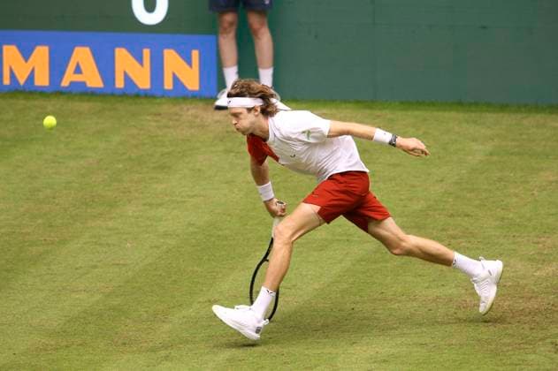 photo : Andrey RUBLEV (RUS) Tennis-Turnier Terra Wortmann Cup im Gerry Weber Sportpark (OWL-Arena) in Halle Westfalen Di. 18.06.2024