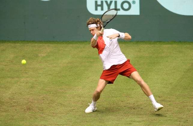 photo : Andrey RUBLEV (RUS) Tennis-Turnier Terra Wortmann Cup im Gerry Weber Sportpark (OWL-Arena) in Halle Westfalen Di. 18.06.2024