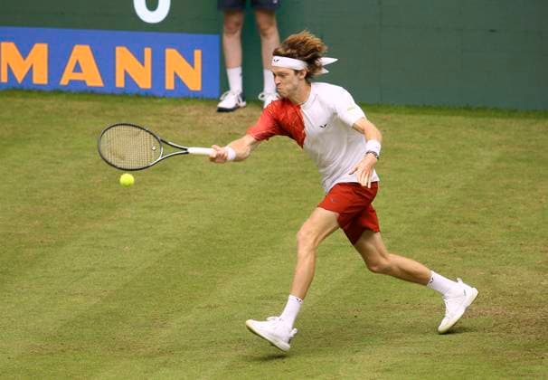 photo : Andrey RUBLEV (RUS) Tennis-Turnier Terra Wortmann Cup im Gerry Weber Sportpark (OWL-Arena) in Halle Westfalen Di. 18.06.2024