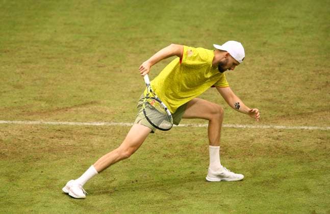 photo : Oscar Otte (GER) verliert in 3 Sätzen gegen Zverev Tennis-Turnier Terra Wortmann Cup im Gerry Weber Sportpark (OWL-Arena) in Halle Westfalen Di. 18.06.2024