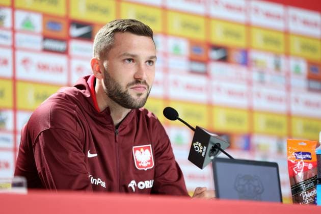 HANOWER 19.06.2024 KONFERENCJA PRASOWA REPREZENTACJI POLSKI NA EURO 2024 --- POLISH FOOTBALL national team, Nationalteam press conference, PK, Pressekonferenz ON EURO 2024 IN HANOVER SEBASTIAN WALUKIEWICZ FOT. PIOTR KUCZA FOTOPYK NEWSPIX.PL --- Newspix.pl  240619PYK024