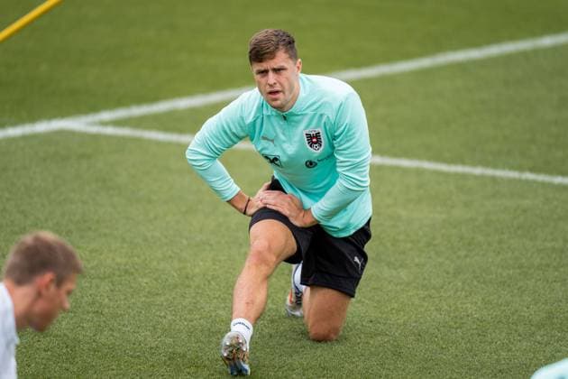 SOCCER - UEFA EURO, EM, Europameisterschaft,Fussball 2024 BERLIN,GERMANY,19.JUN.24 - SOCCER -UEFA EURO 2024, OEFB, Oesterreichischer Fussball-Bund, training. Image shows Christoph Baumgartner (AUT).  GEPAxpictures xJohannesxFriedl