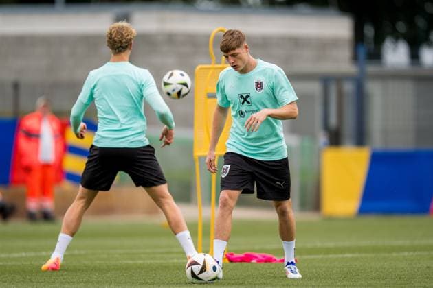 SOCCER - UEFA EURO, EM, Europameisterschaft,Fussball 2024 BERLIN,GERMANY,19.JUN.24 - SOCCER -UEFA EURO 2024, OEFB, Oesterreichischer Fussball-Bund, training. Image shows Alexander Prass (AUT).  GEPAxpictures xJohannesxFriedl