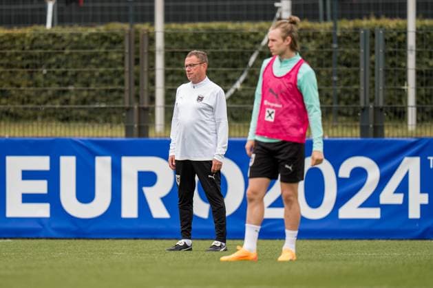 SOCCER - UEFA EURO, EM, Europameisterschaft,Fussball 2024 BERLIN,GERMANY,19.JUN.24 - SOCCER -UEFA EURO 2024, OEFB, Oesterreichischer Fussball-Bund, training. Image shows head coach Ralf Rangnick (AUT).  GEPAxpictures xJohannesxFriedl