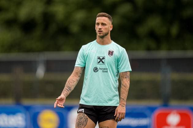 SOCCER - UEFA EURO, EM, Europameisterschaft,Fussball 2024 BERLIN,GERMANY,19.JUN.24 - SOCCER -UEFA EURO 2024, OEFB, Oesterreichischer Fussball-Bund, training. Image shows Marko Arnautovic (AUT).  GEPAxpictures xJohannesxFriedl