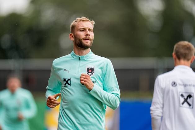 SOCCER - UEFA EURO, EM, Europameisterschaft,Fussball 2024 BERLIN,GERMANY,19.JUN.24 - SOCCER -UEFA EURO 2024, OEFB, Oesterreichischer Fussball-Bund, training. Image shows Konrad Laimer (AUT).  GEPAxpictures xJohannesxFriedl