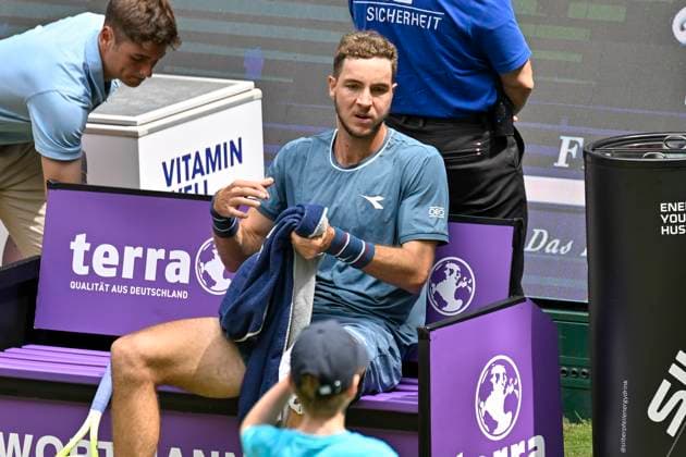 Jan-Lennard Struff GER 19.06.2024 Tennis Terra Wortmann Open, ATP, Tennis Herren World Tour 500, , OWL ARENA, Halle (Westfalen), NRW Germany