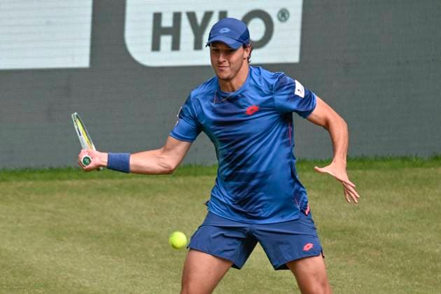 Luciano Darderi (ITA) 19.06.2024 Tennis Terra Wortmann Open, ATP, Tennis Herren World Tour 500, , OWL ARENA, Halle (Westfalen), NRW Germany