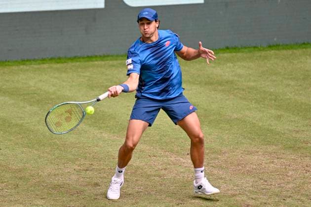 Luciano Darderi (ITA) 19.06.2024 Tennis Terra Wortmann Open, ATP, Tennis Herren World Tour 500, , OWL ARENA, Halle (Westfalen), NRW Germany
