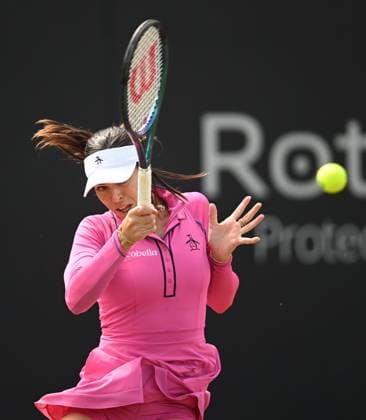 Ajla Tomljanovic of Australia in action during her second round match Rothesay Classic Birmingham, Day 3, Tennis, Edgbaston Priory Club, Birmingham, UK - 19 June 2024  Copyright: xAnnaxGowthorpe Shutterstockx 14543326s