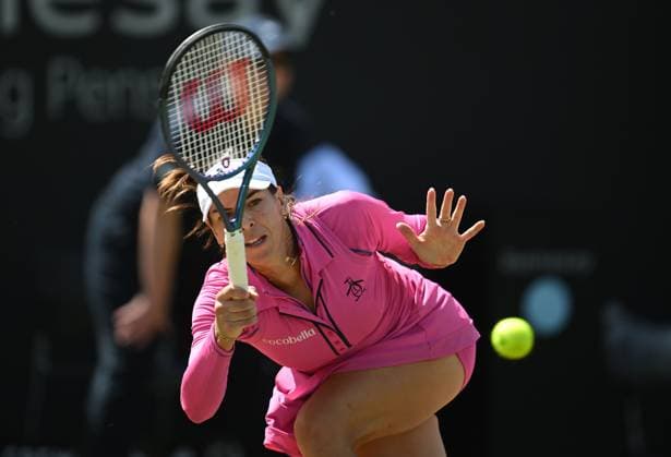 Ajla Tomljanovic of Australia in action during her second round match Rothesay Classic Birmingham, Day 3, Tennis, Edgbaston Priory Club, Birmingham, UK - 19 June 2024  Copyright: xAnnaxGowthorpe Shutterstockx 14543326w