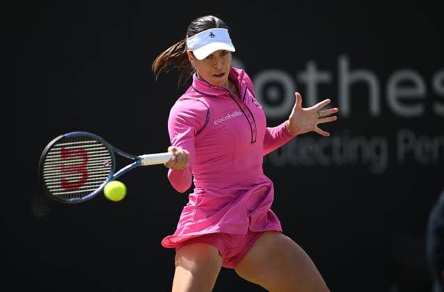 Ajla Tomljanovic of Australia in action during her second round match Rothesay Classic Birmingham, Day 3, Tennis, Edgbaston Priory Club, Birmingham, UK - 19 June 2024  Copyright: xAnnaxGowthorpe Shutterstockx 14543326x