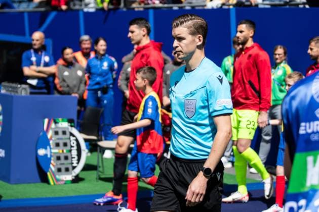 UEFA EURO, EM, Europameisterschaft,Fussball 2024: Albanien - Kroatien; 19.06.2024 Francois Letexier (Frankreich, Schiedsrichter) UEFA EURO 2024: Albanien - Kroatien; Volksparkstadion, Hamburg; 19.06.2024 Copyright: xBEAUTIFULxSPORTS Buriakovx