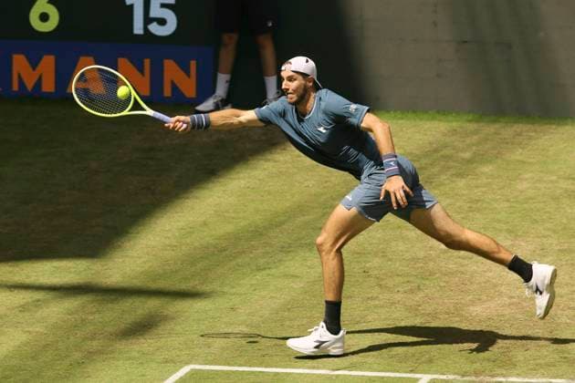 photo : Jan - Lennard STRUFF (GER) Tennis-Turnier Terra Wortmann Cup im Gerry Weber Sportpark (OWL-Arena) in Halle Westfalen Mi. 19.06.2024