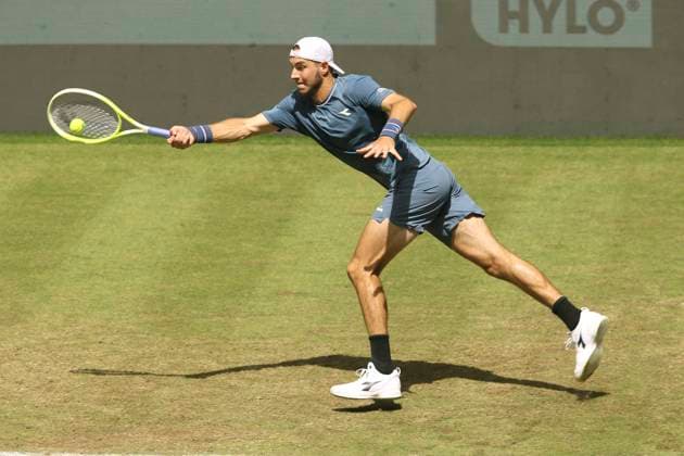 photo : Jan - Lennard STRUFF (GER) Tennis-Turnier Terra Wortmann Cup im Gerry Weber Sportpark (OWL-Arena) in Halle Westfalen Mi. 19.06.2024