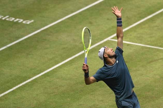 Sport Bilder des Tages photo : Jan - Lennard STRUFF (GER) Tennis-Turnier Terra Wortmann Cup im Gerry Weber Sportpark (OWL-Arena) in Halle Westfalen Mi. 19.06.2024