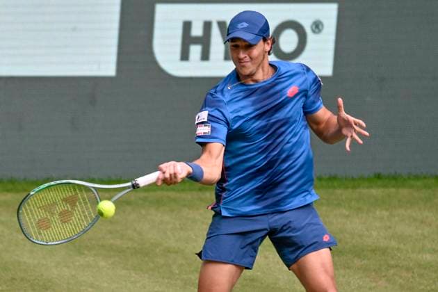 Luciano Darderi (ITA) 19.06.2024 Tennis Terra Wortmann Open, ATP, Tennis Herren World Tour 500, , OWL ARENA, Halle (Westfalen), NRW Germany