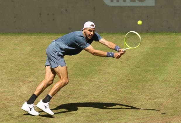 photo : Jan - Lennard STRUFF (GER) Tennis-Turnier Terra Wortmann Cup im Gerry Weber Sportpark (OWL-Arena) in Halle Westfalen Mi. 19.06.2024