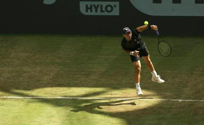 photo : Dominik KOEPFER (GER) Tennis-Turnier Terra Wortmann Cup im Gerry Weber Sportpark (OWL-Arena) in Halle Westfalen Mi. 19.06.2024