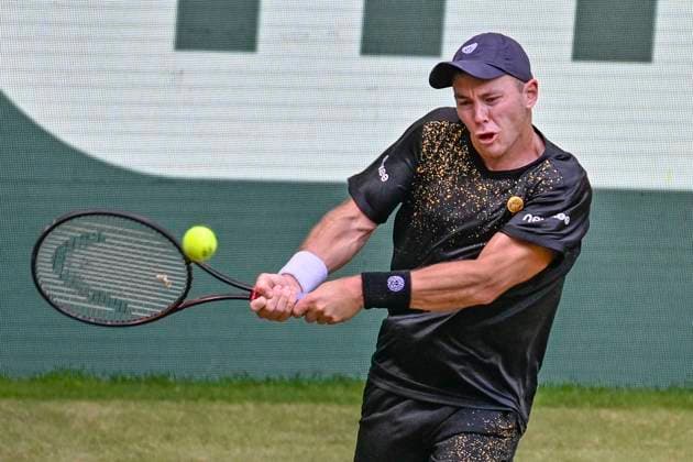 Dominik Koepfer GER 19.06.2024 Tennis Terra Wortmann Open, ATP, Tennis Herren World Tour 500, , OWL ARENA, Halle (Westfalen), NRW Germany