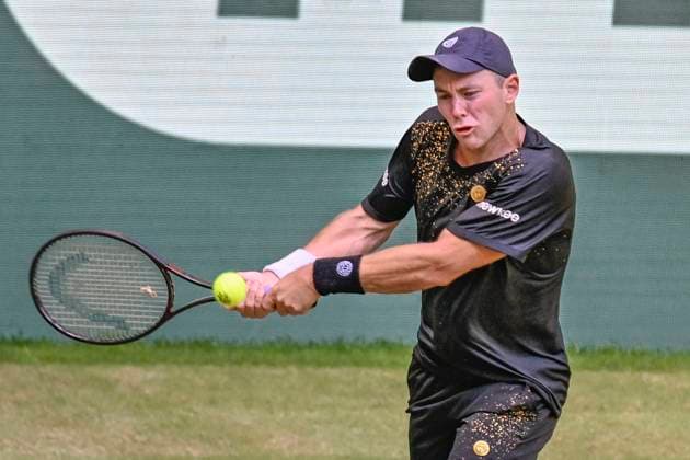 Dominik Koepfer GER 19.06.2024 Tennis Terra Wortmann Open, ATP, Tennis Herren World Tour 500, , OWL ARENA, Halle (Westfalen), NRW Germany