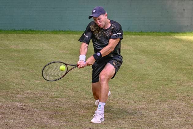 Dominik Koepfer GER 19.06.2024 Tennis Terra Wortmann Open, ATP, Tennis Herren World Tour 500, , OWL ARENA, Halle (Westfalen), NRW Germany