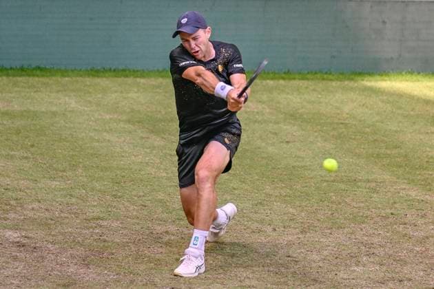 Dominik Koepfer GER 19.06.2024 Tennis Terra Wortmann Open, ATP, Tennis Herren World Tour 500, , OWL ARENA, Halle (Westfalen), NRW Germany