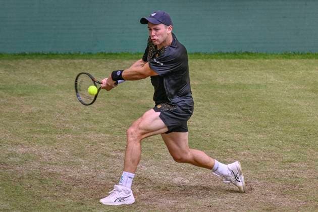 Dominik Koepfer GER 19.06.2024 Tennis Terra Wortmann Open, ATP, Tennis Herren World Tour 500, , OWL ARENA, Halle (Westfalen), NRW Germany